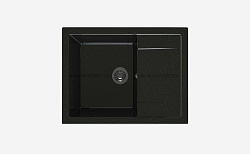 MAXSTONE Мойка глянцевая MS-15 (черный металлик) 640*505*217